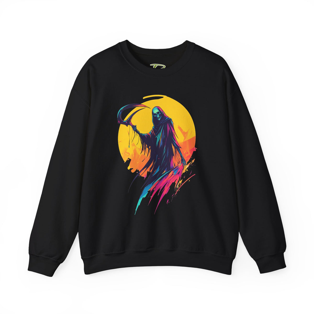 Grim Reaper Halloween Sweatshirt – Spooky Crewneck - Cozy Fall Outfit