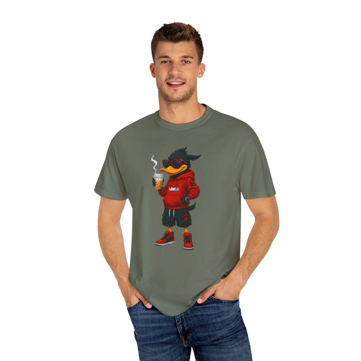 Cool Graphic T-Shirt for Men | Streetwear Coffee Tee