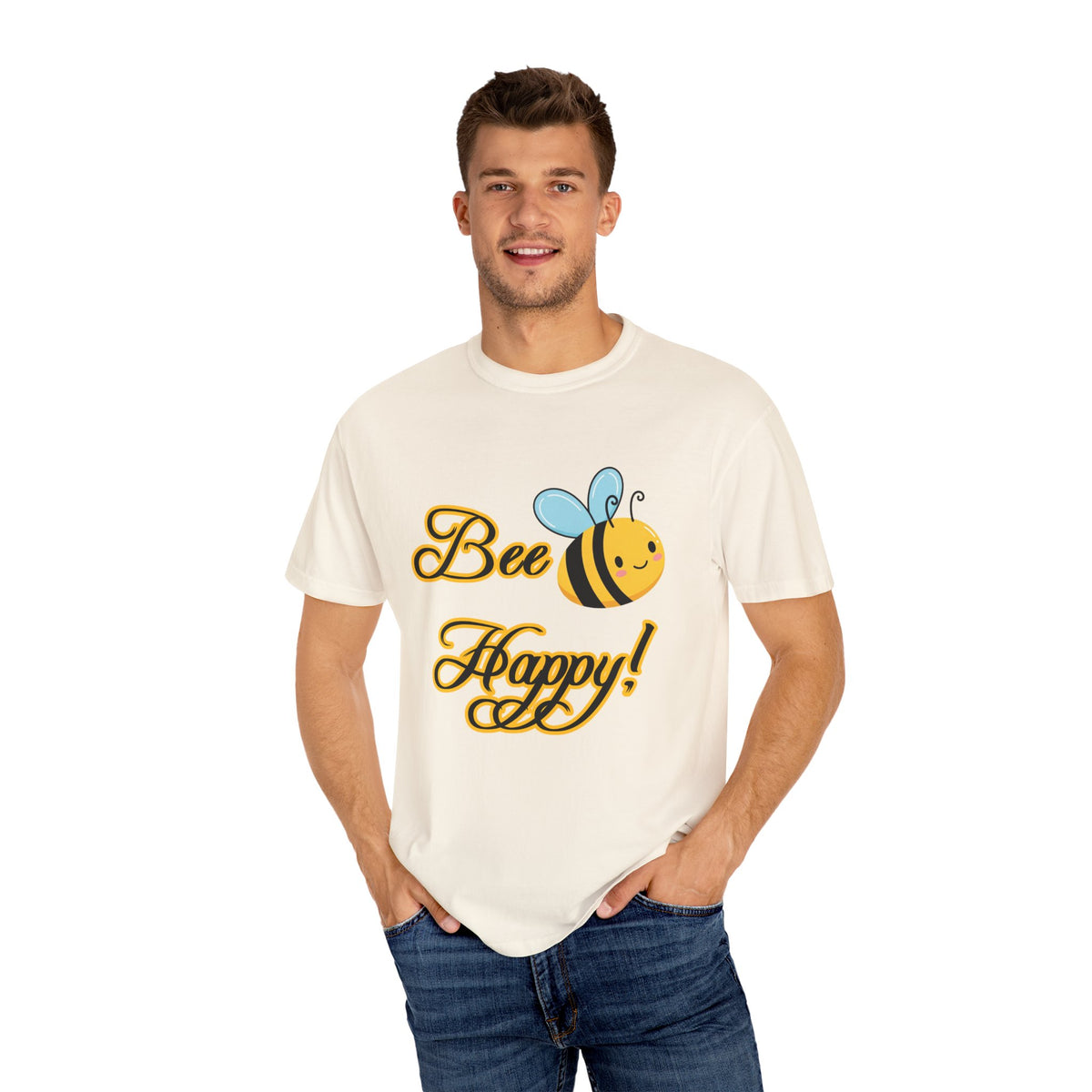 Bee Happy T-shirt | Cute Graphic Tee for Nature Lovers