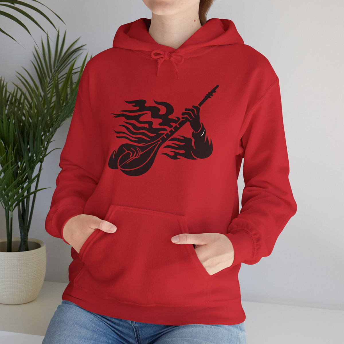 Rock and Roll Hoodie - Music Lovers Hooded Sweatshirt