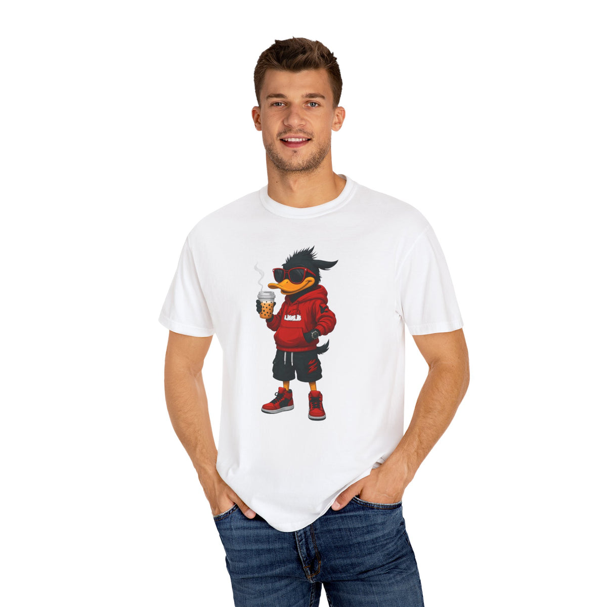 Cool Graphic T-Shirt for Men | Streetwear Coffee Tee
