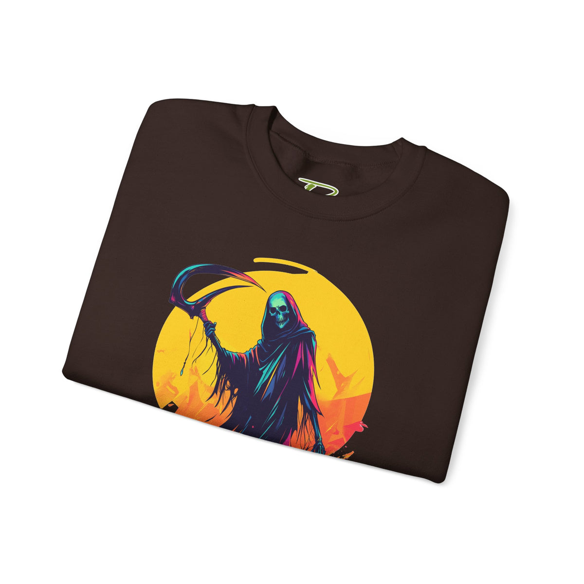 Grim Reaper Halloween Sweatshirt – Spooky Crewneck - Cozy Fall Outfit