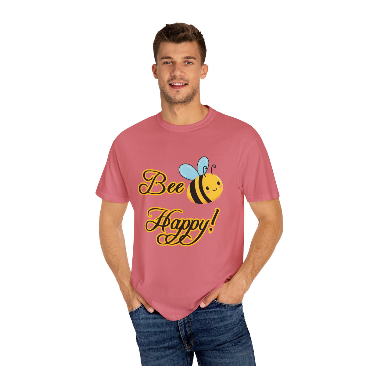 Bee Happy T-shirt | Cute Graphic Tee for Nature Lovers