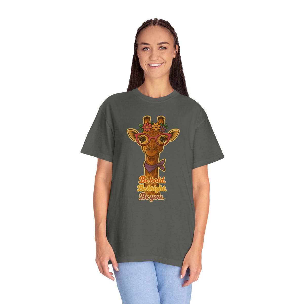 Cute Giraffe T-shirt | Inspirational Women's Graphic Tee