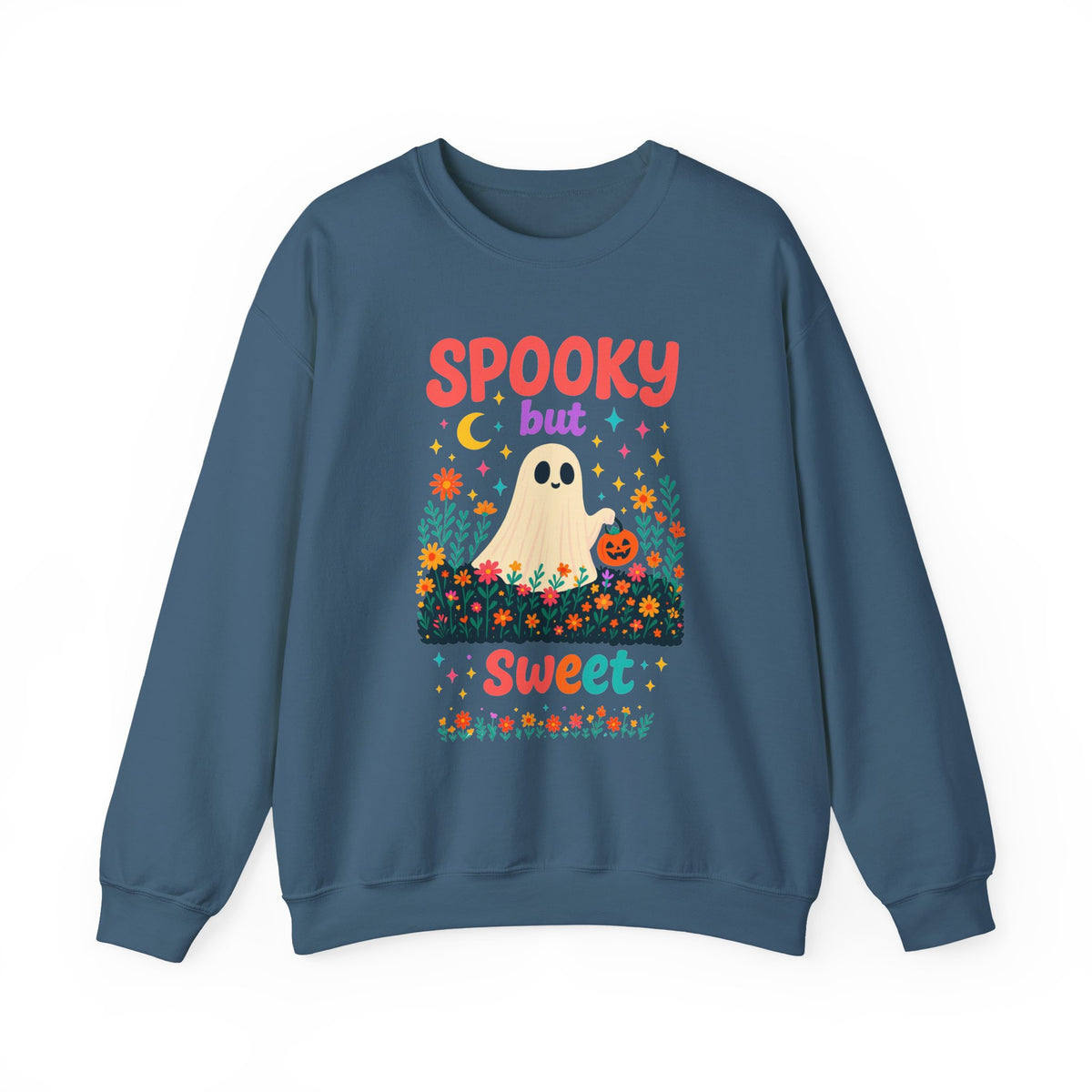 Spooky but Sweet Halloween Sweatshirt – Cute Fall Crewneck