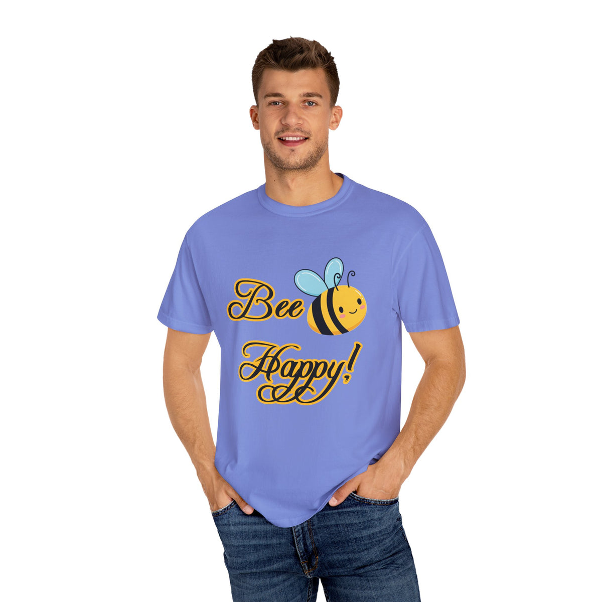 Bee Happy T-shirt | Cute Graphic Tee for Nature Lovers