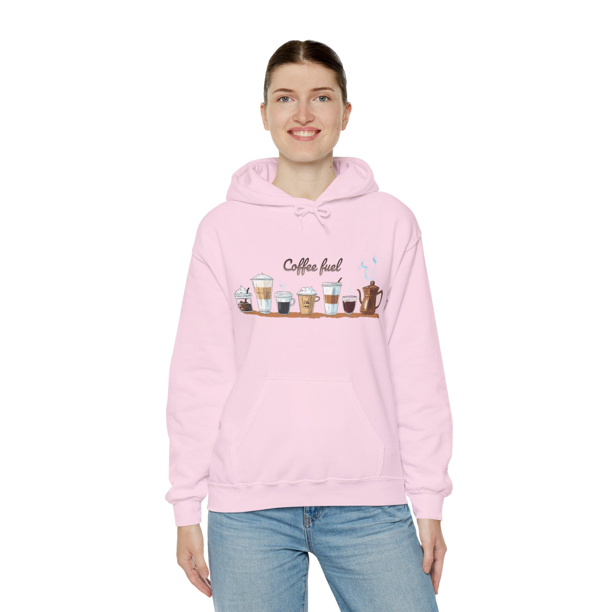 Coffee Hoodie - Unisex Coffee-Themed Hooded Sweatshirt - Cozy Sweatshirt for Coffee Lovers