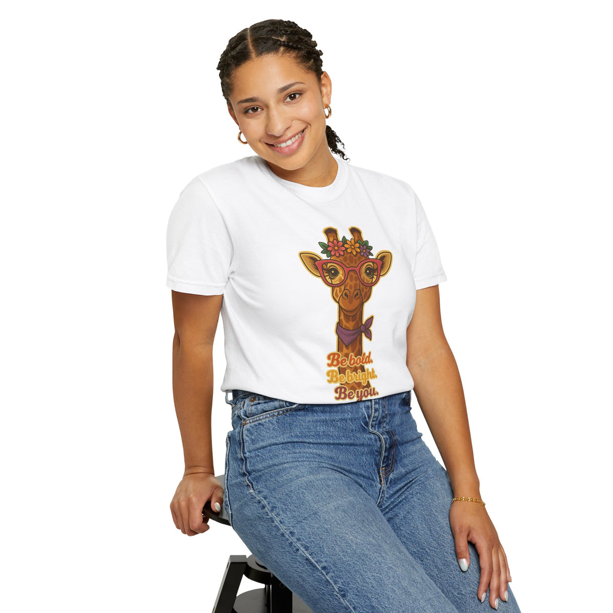 Cute Giraffe T-shirt | Inspirational Women's Graphic Tee