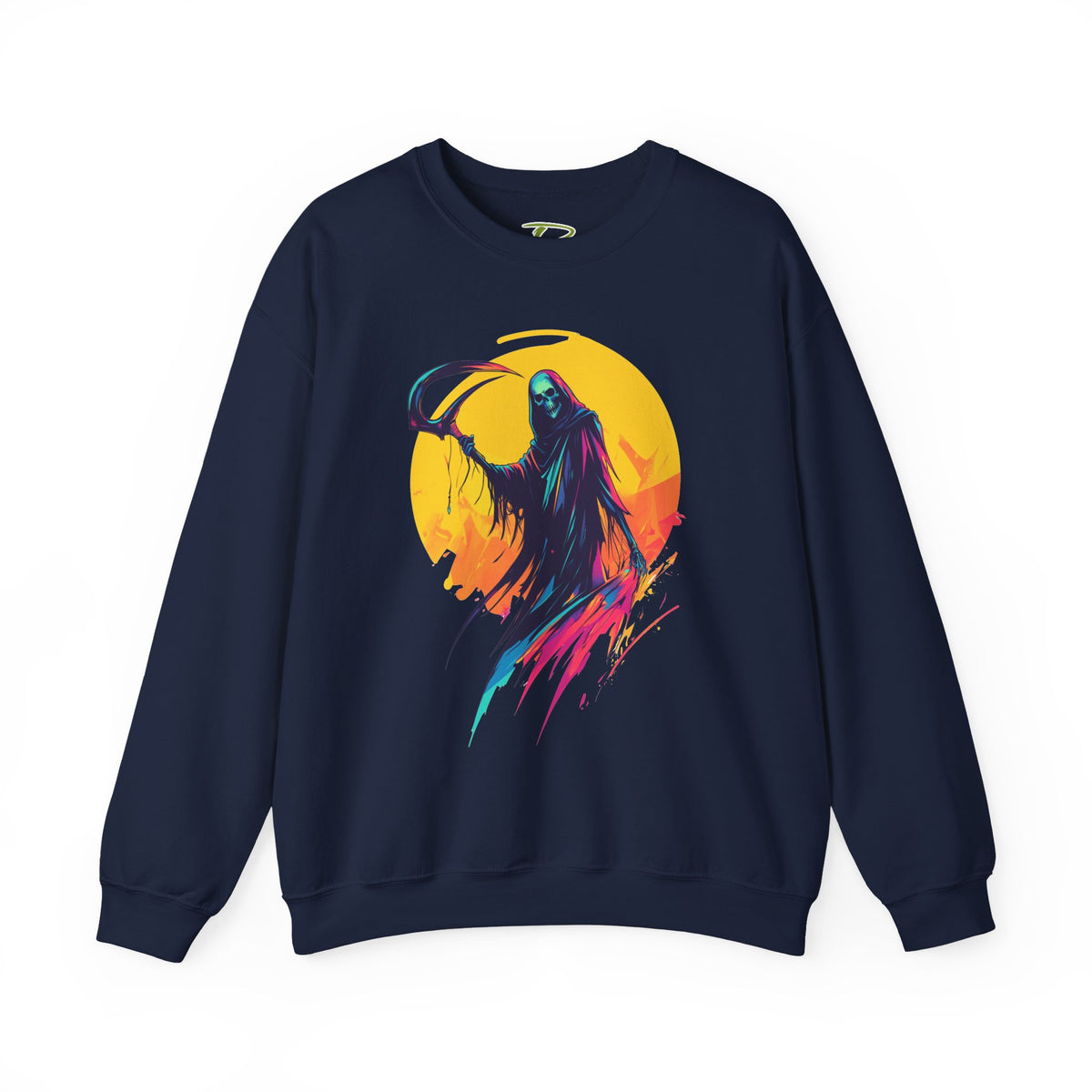Grim Reaper Halloween Sweatshirt – Spooky Crewneck - Cozy Fall Outfit