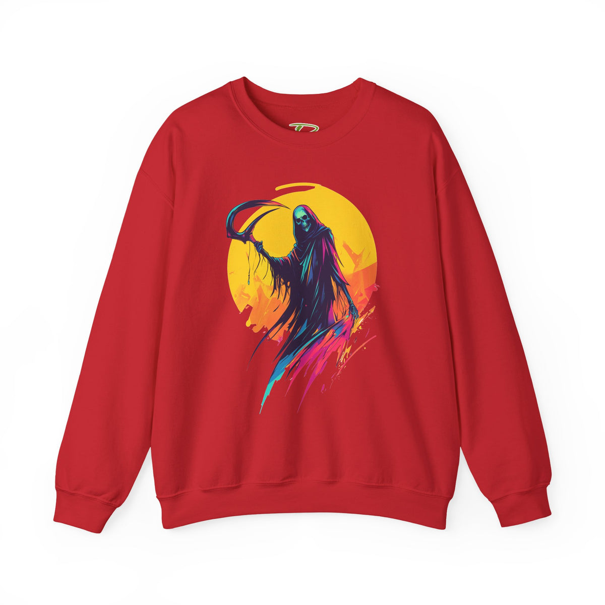 Grim Reaper Halloween Sweatshirt – Spooky Crewneck - Cozy Fall Outfit