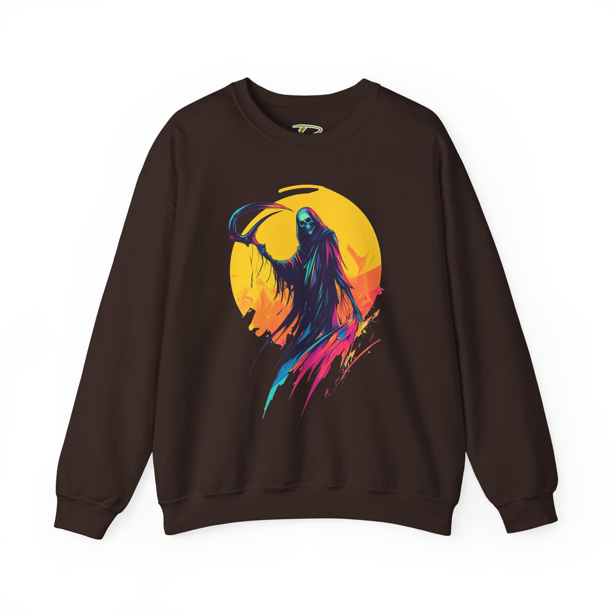 Grim Reaper Halloween Sweatshirt – Spooky Crewneck - Cozy Fall Outfit
