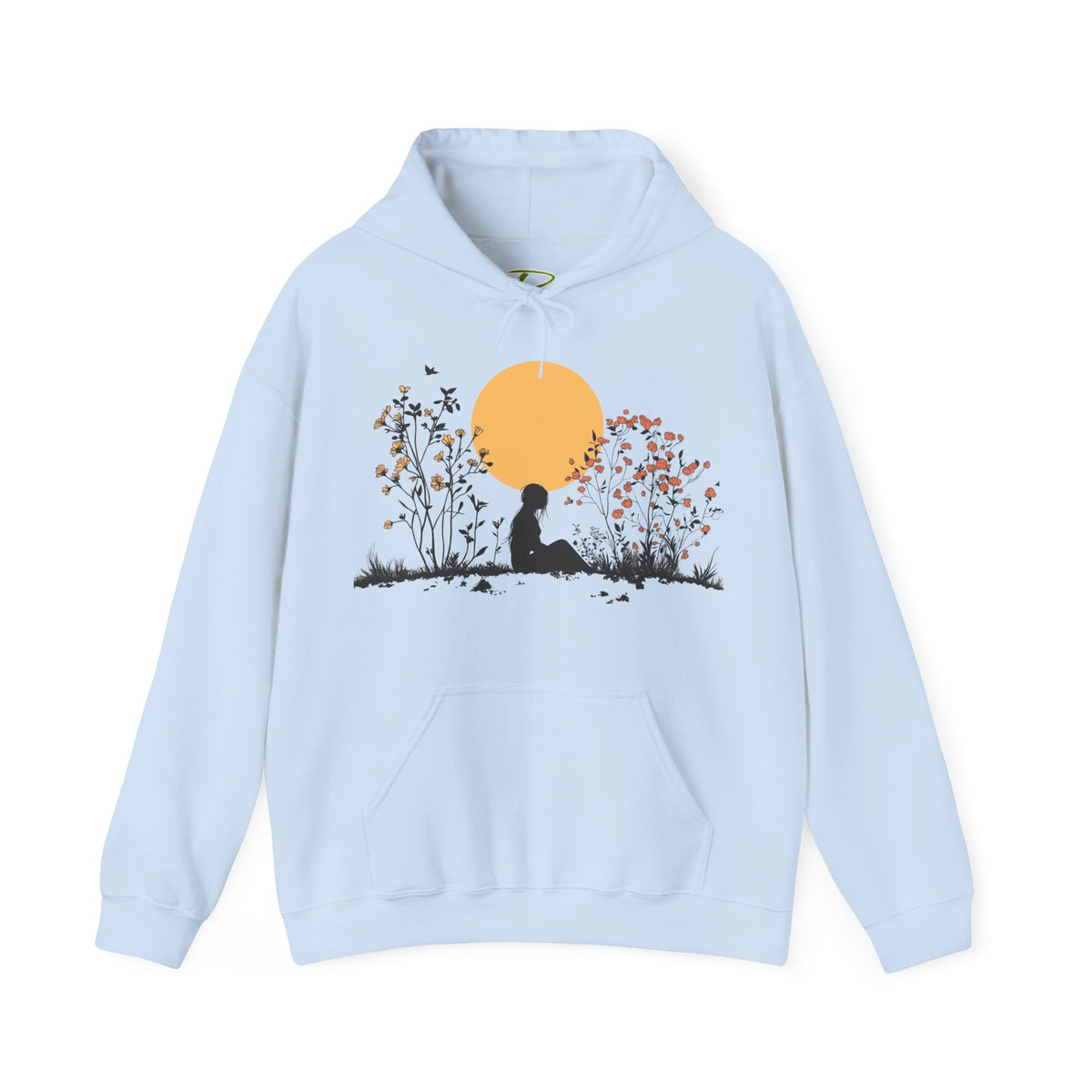 Nature Hoodie for Women - Floral Hoodie - Cozy Meditation Hoodie - Gift for Nature Lovers & Outdoor Apparel