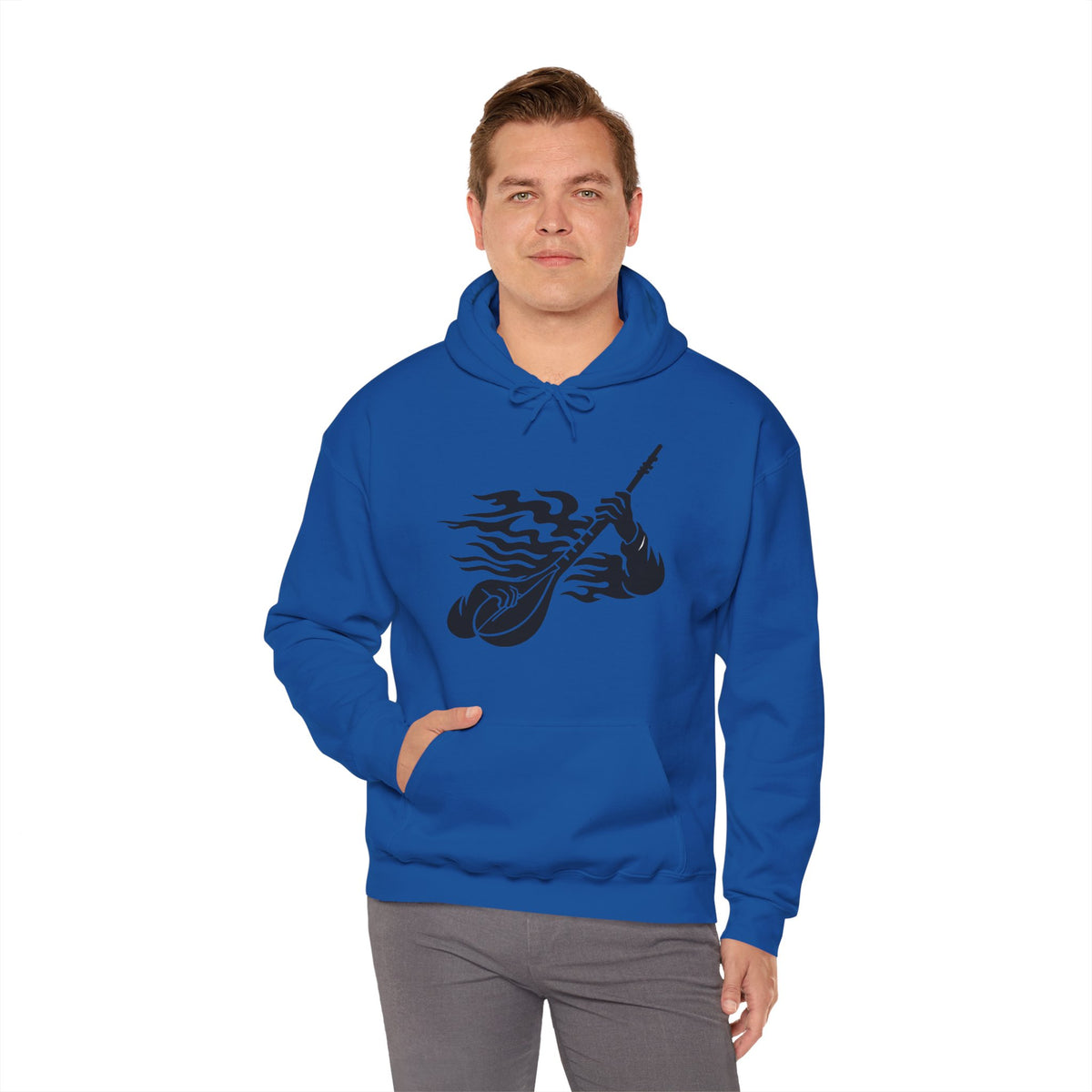 Rock and Roll Hoodie - Music Lovers Hooded Sweatshirt