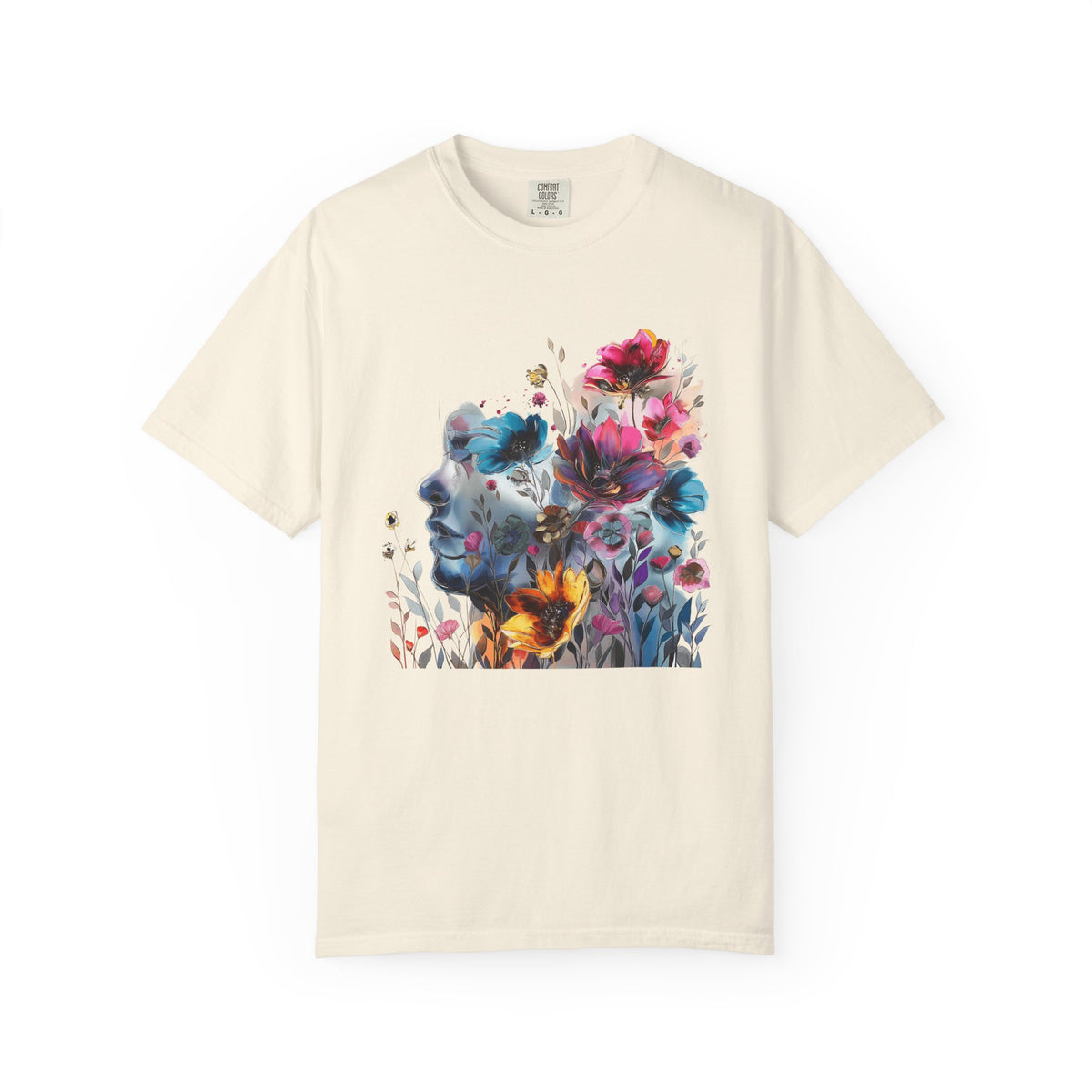 Boho Women's T-shirt | Floral Silhouette Women’s T-Shirt