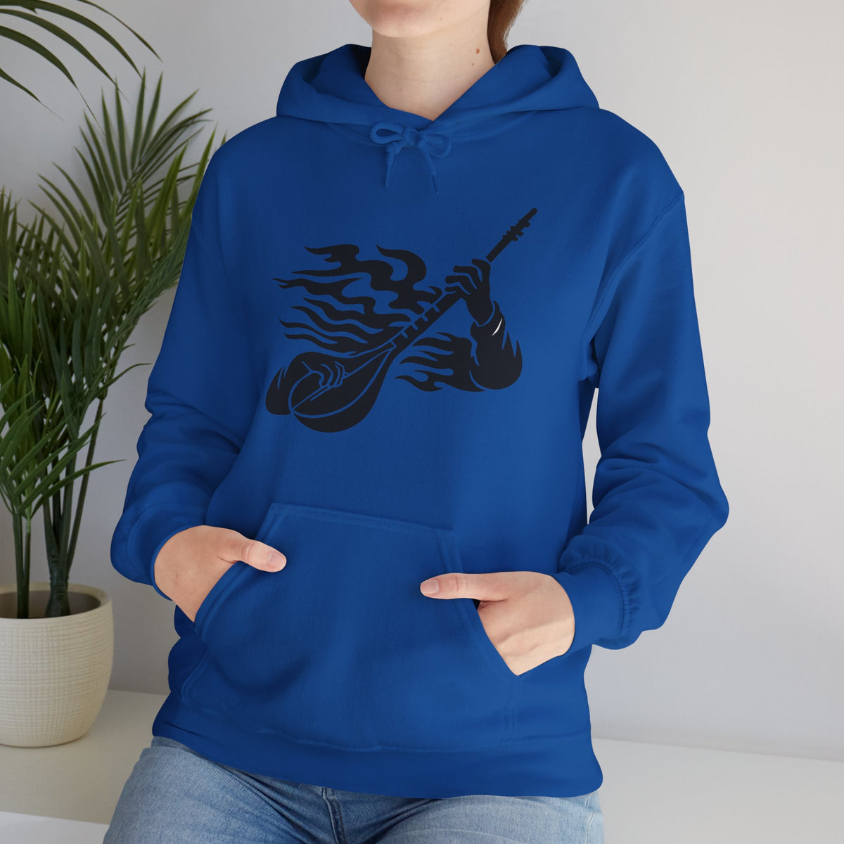Rock and Roll Hoodie - Music Lovers Hooded Sweatshirt