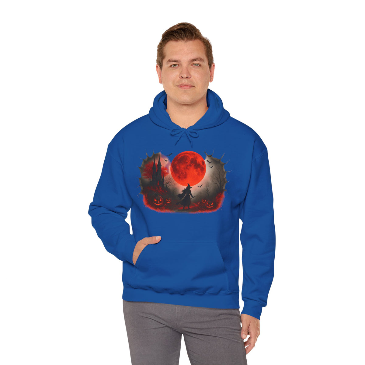 Halloween Hoodie - Cozy Fall Hooded Sweatshirt & Seasonal Gift - Halloween Witch Hoodie - Halloween Costume