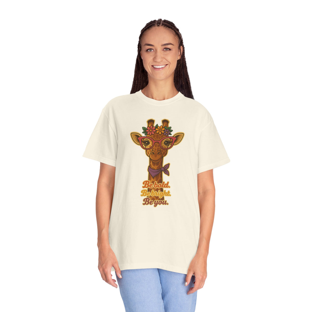 Cute Giraffe T-shirt | Inspirational Women's Graphic Tee