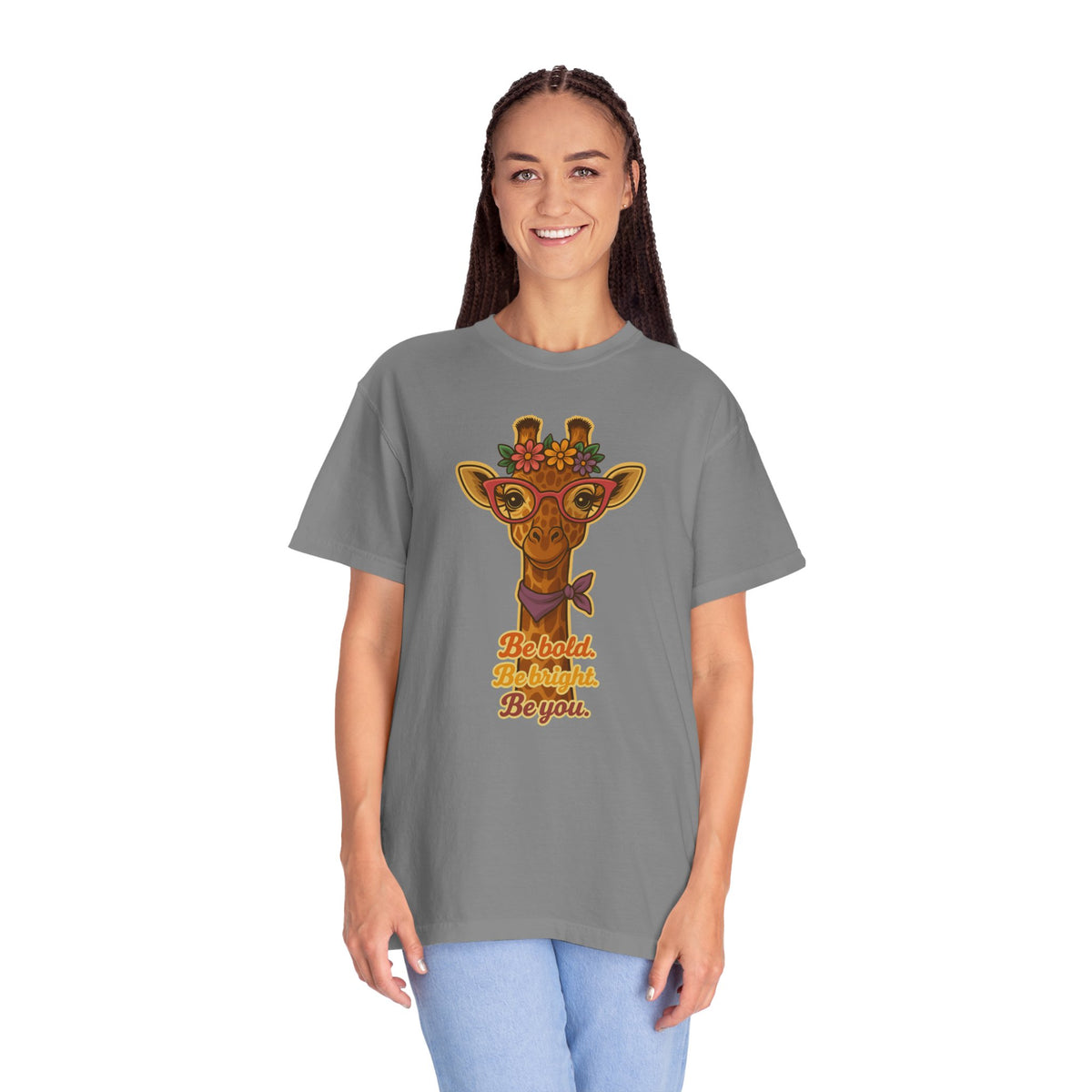 Cute Giraffe T-shirt | Inspirational Women's Graphic Tee