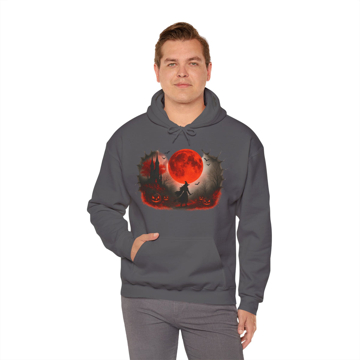 Halloween Hoodie - Cozy Fall Hooded Sweatshirt & Seasonal Gift - Halloween Witch Hoodie - Halloween Costume