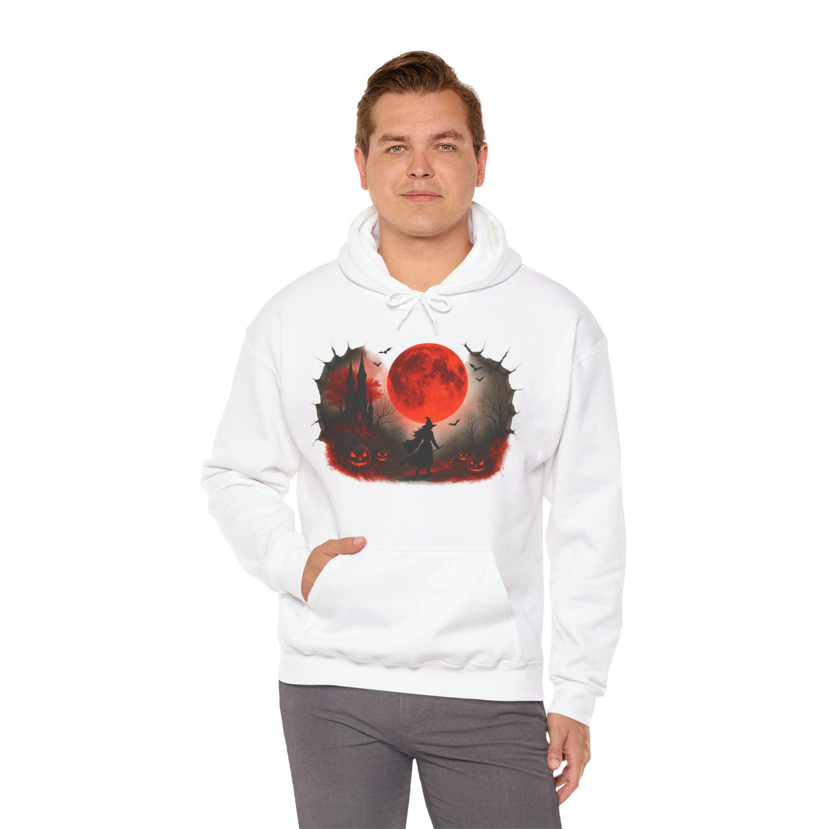 Halloween Hoodie - Cozy Fall Hooded Sweatshirt & Seasonal Gift - Halloween Witch Hoodie - Halloween Costume