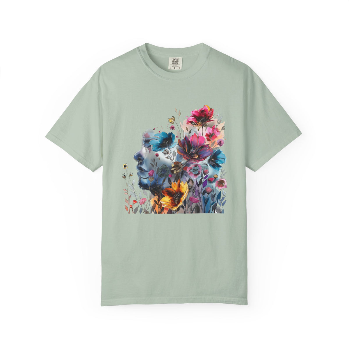 Boho Women's T-shirt | Floral Silhouette Women’s T-Shirt