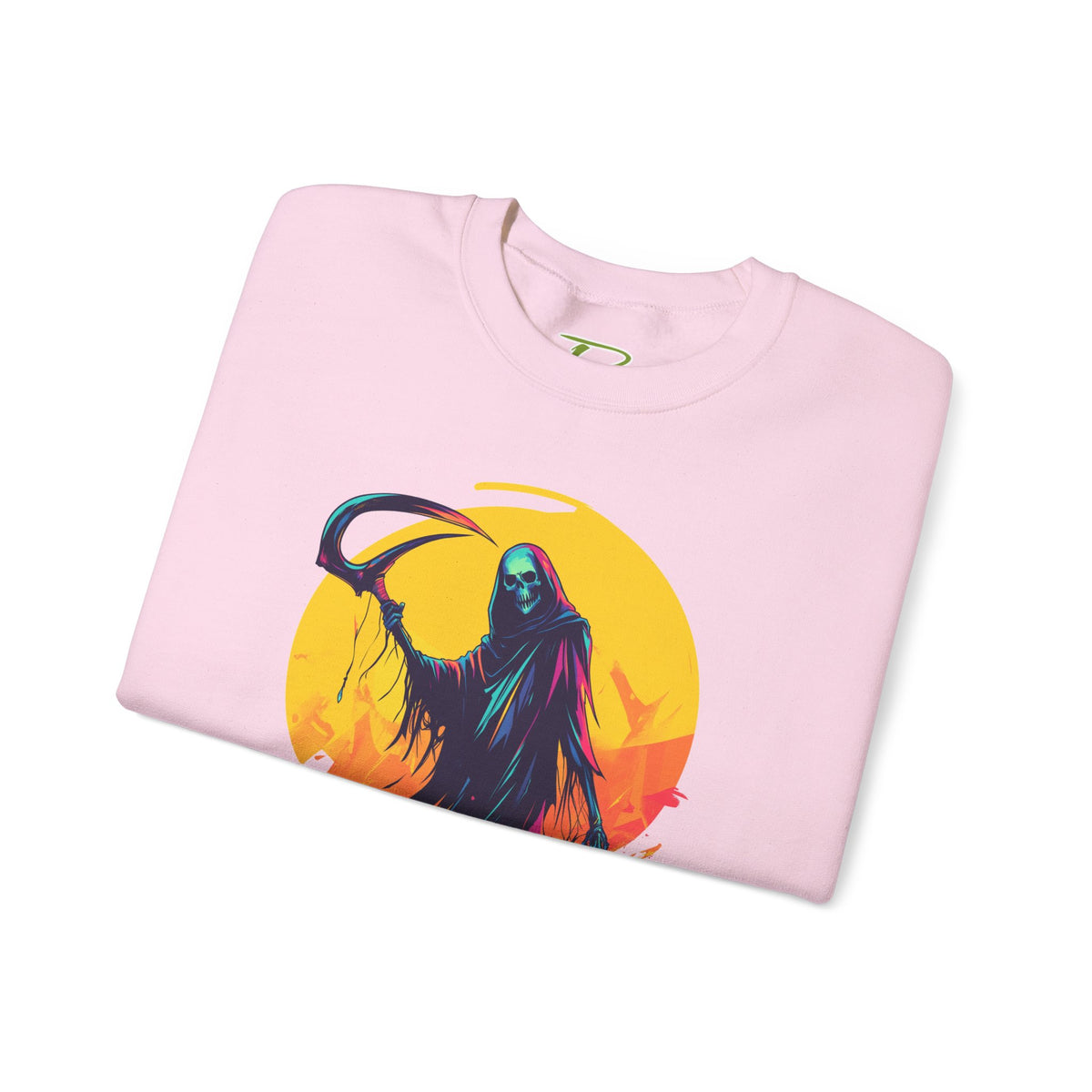 Grim Reaper Halloween Sweatshirt – Spooky Crewneck - Cozy Fall Outfit