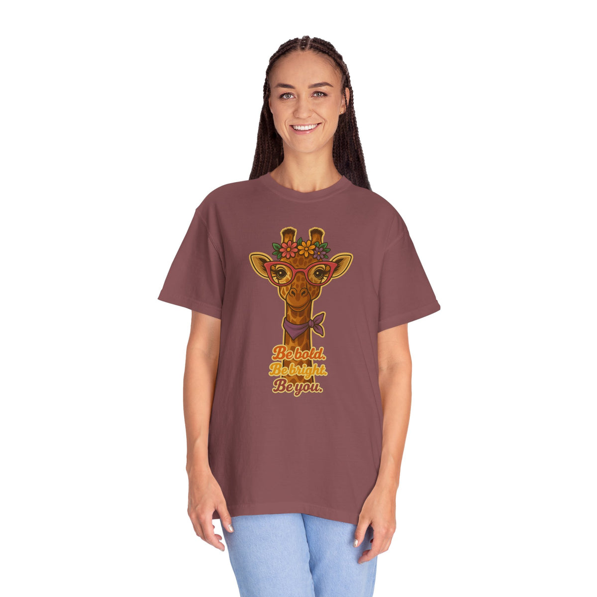Cute Giraffe T-shirt | Inspirational Women's Graphic Tee