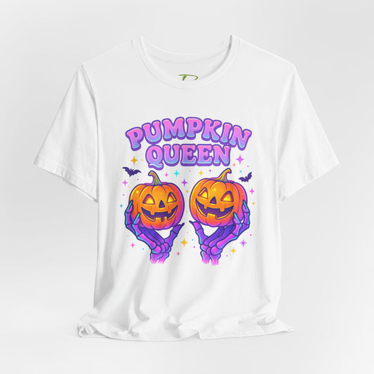 Pumpkin Queen Halloween T-Shirt - Lightweight fabric Tee - Cute Fall Graphic Tee - Spooky Season Outfit