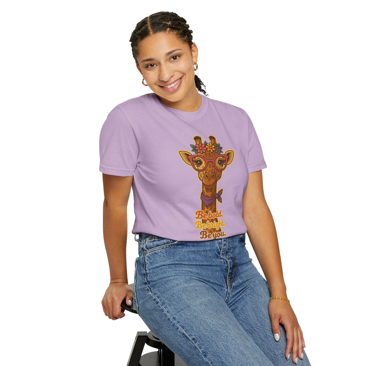 Cute Giraffe T-shirt | Inspirational Women's Graphic Tee