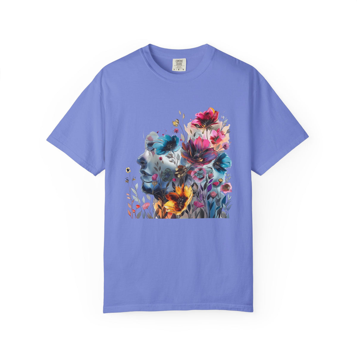 Boho Women's T-shirt | Floral Silhouette Women’s T-Shirt