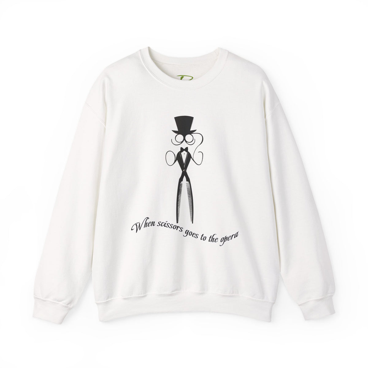 Funny Scissor Enthusiast Crewneck - Hairdresser Sweatshirt - Unisex Salon Humor Gift for Stylists & Cosmetologists