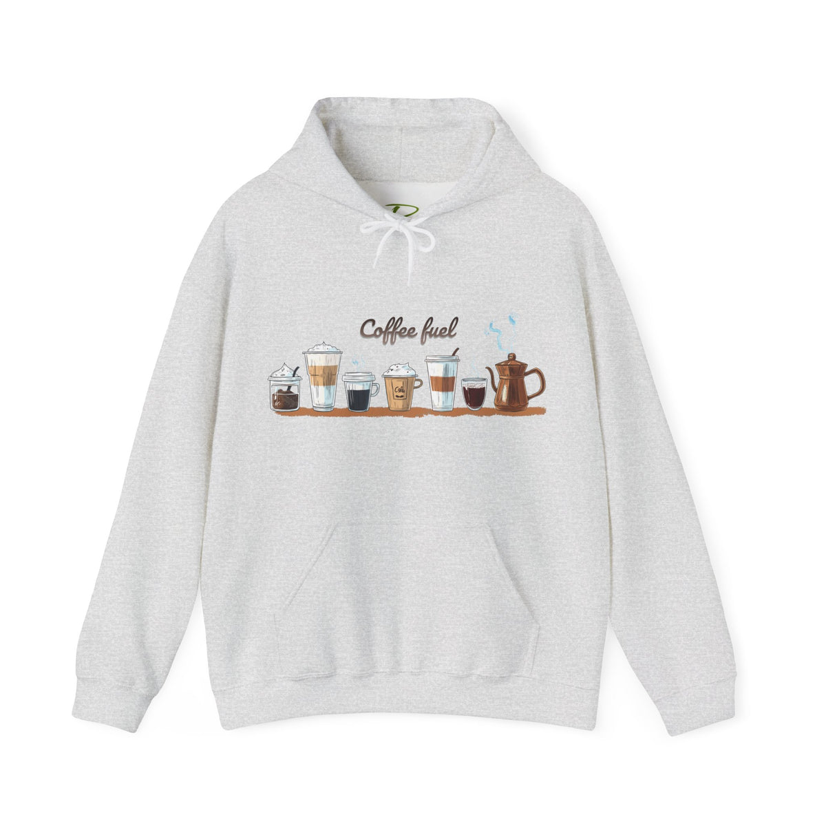 Coffee Hoodie - Unisex Coffee-Themed Hooded Sweatshirt - Cozy Sweatshirt for Coffee Lovers