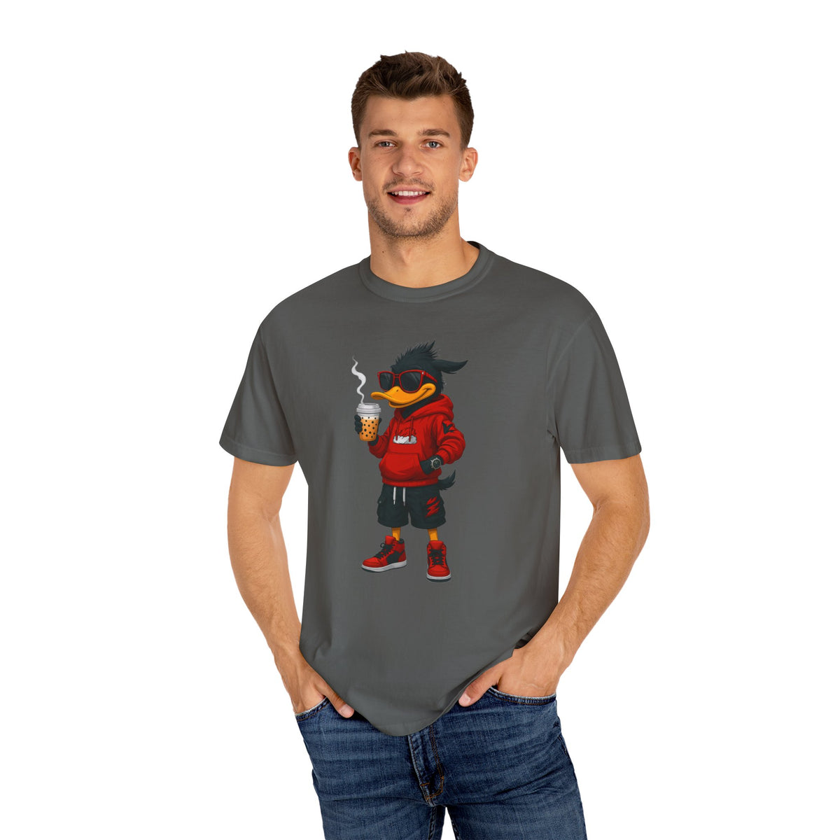 Cool Graphic T-Shirt for Men | Streetwear Coffee Tee
