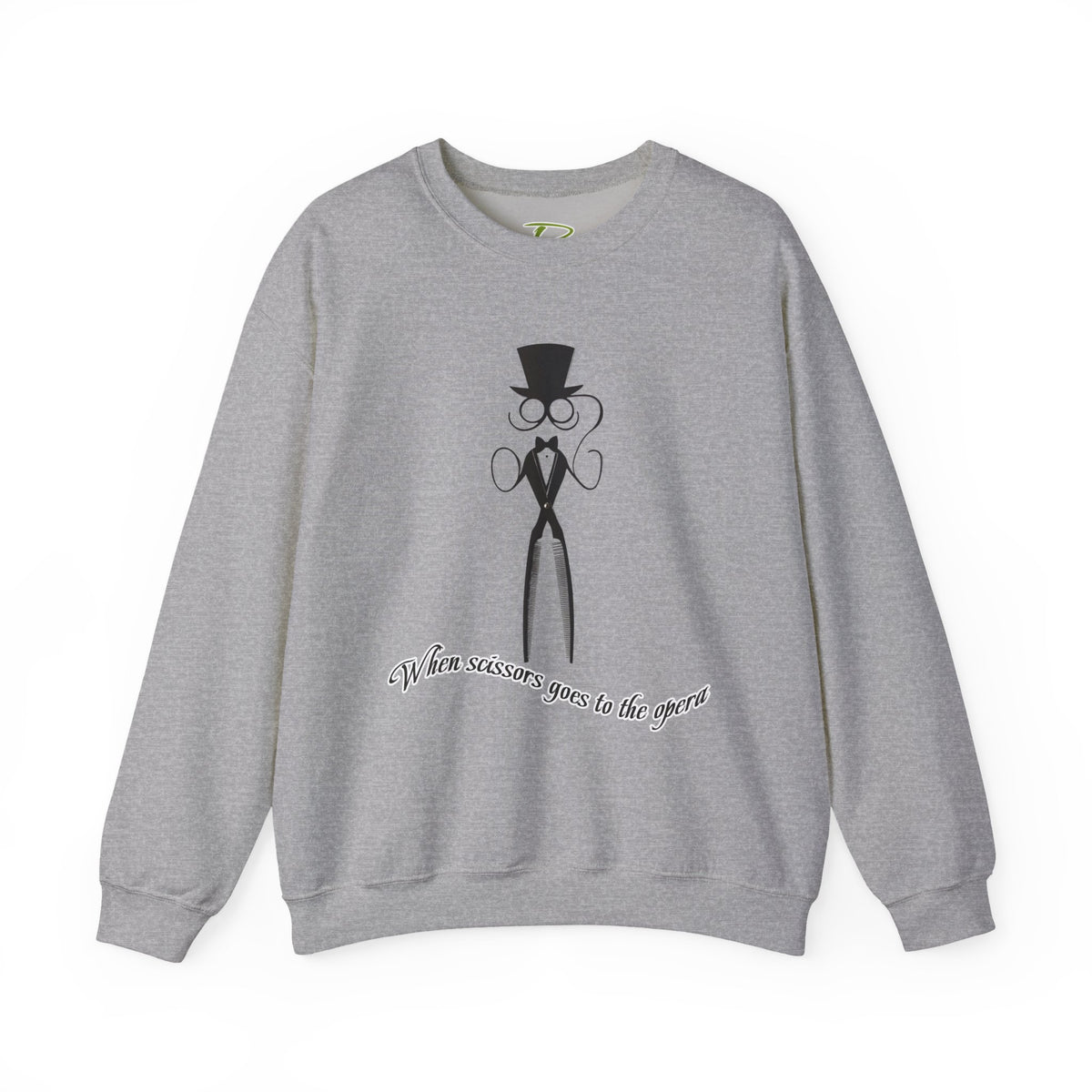 Funny Scissor Enthusiast Crewneck - Hairdresser Sweatshirt - Unisex Salon Humor Gift for Stylists & Cosmetologists