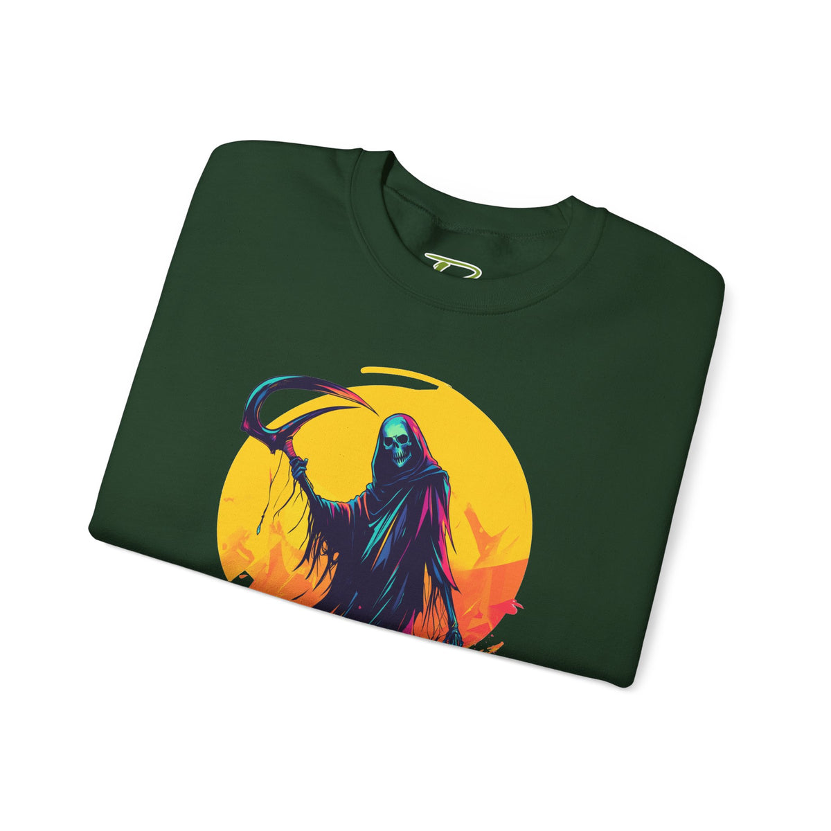 Grim Reaper Halloween Sweatshirt – Spooky Crewneck - Cozy Fall Outfit