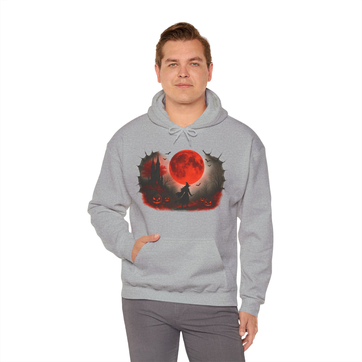 Halloween Hoodie - Cozy Fall Hooded Sweatshirt & Seasonal Gift - Halloween Witch Hoodie - Halloween Costume
