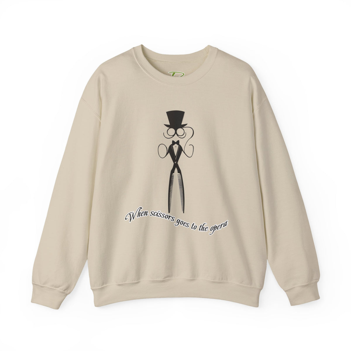 Funny Scissor Enthusiast Crewneck - Hairdresser Sweatshirt - Unisex Salon Humor Gift for Stylists & Cosmetologists