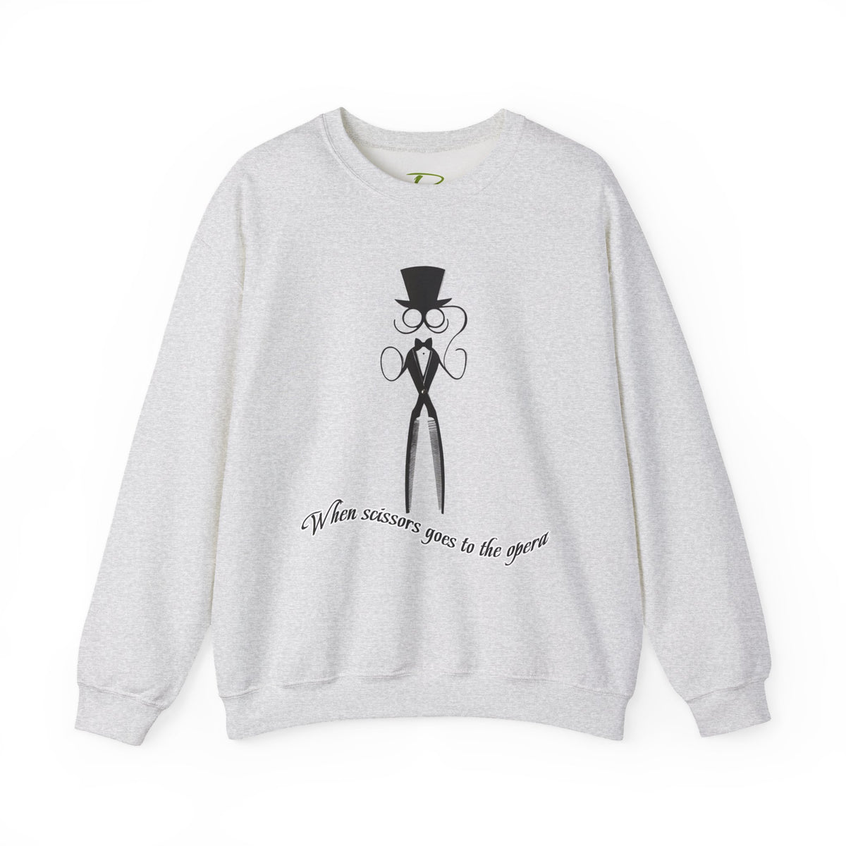 Funny Scissor Enthusiast Crewneck - Hairdresser Sweatshirt - Unisex Salon Humor Gift for Stylists & Cosmetologists