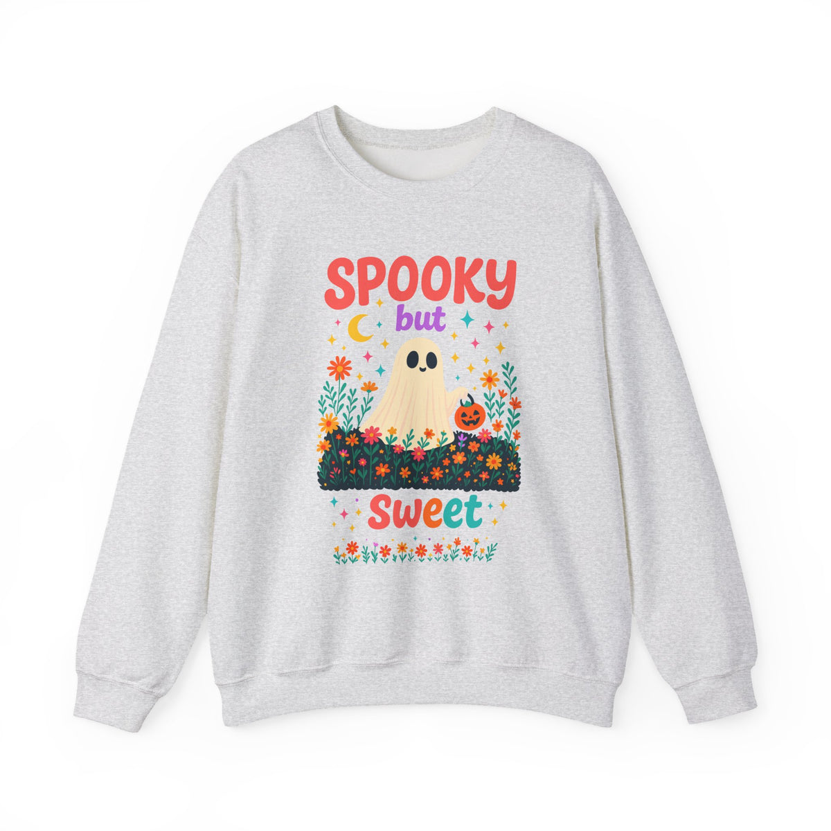 Spooky but Sweet Halloween Sweatshirt – Cute Fall Crewneck