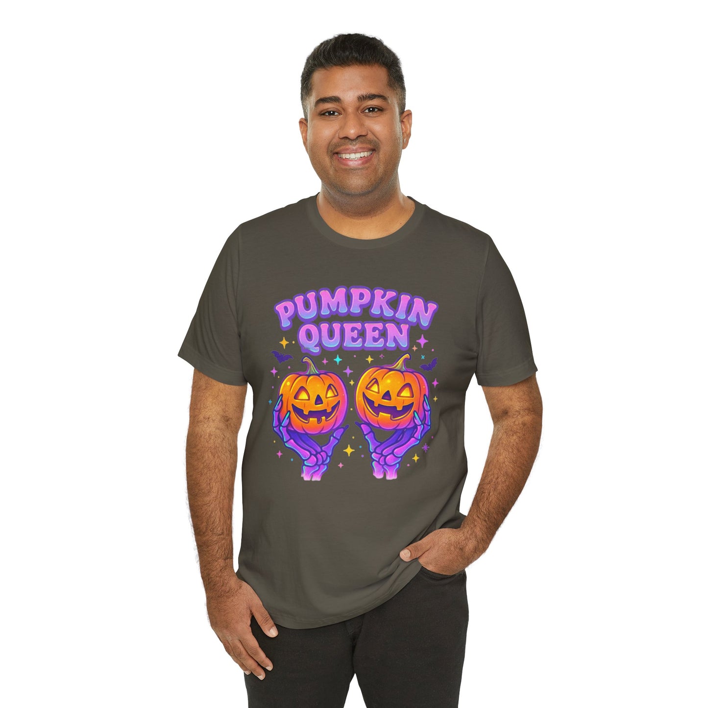 Pumpkin Queen Halloween T-Shirt - Lightweight fabric Tee - Cute Fall Graphic Tee - Spooky Season Outfit