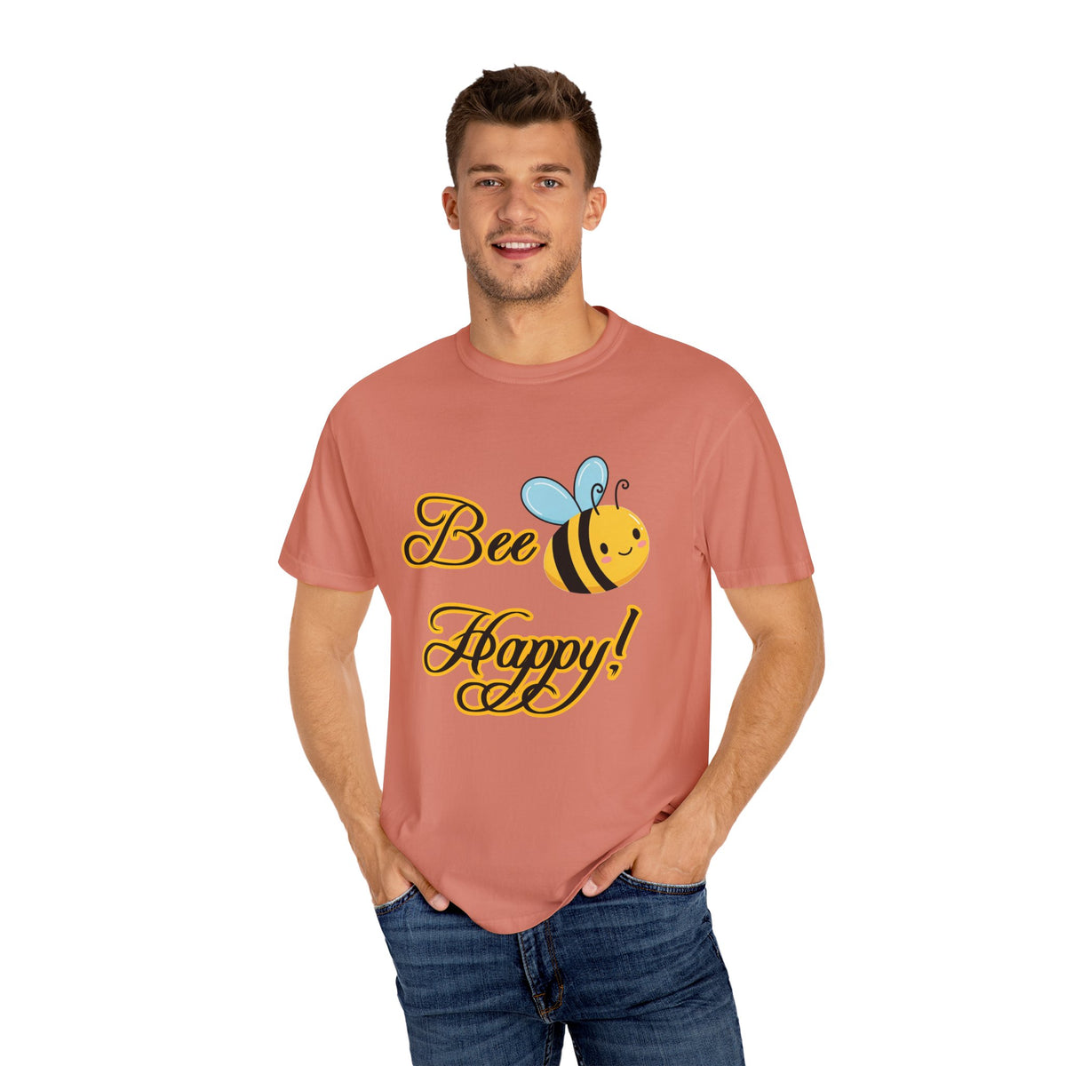 Bee Happy T-shirt | Cute Graphic Tee for Nature Lovers