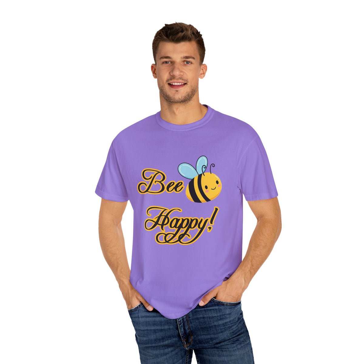 Bee Happy T-shirt | Cute Graphic Tee for Nature Lovers