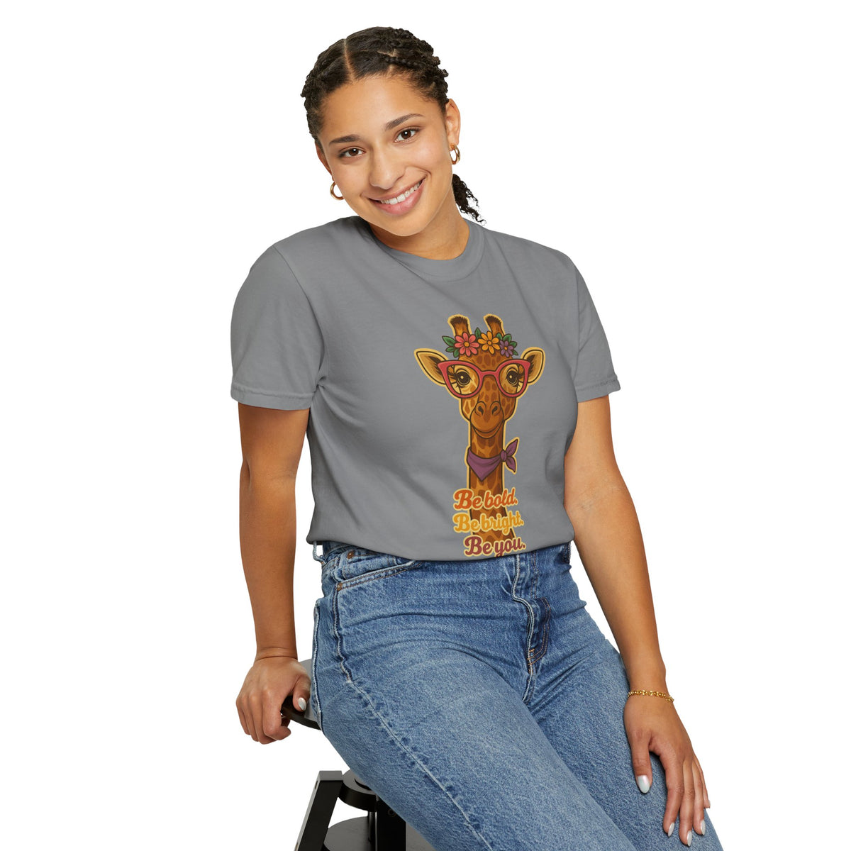 Cute Giraffe T-shirt | Inspirational Women's Graphic Tee
