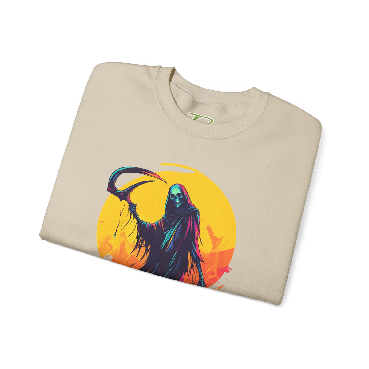 Grim Reaper Halloween Sweatshirt – Spooky Crewneck - Cozy Fall Outfit