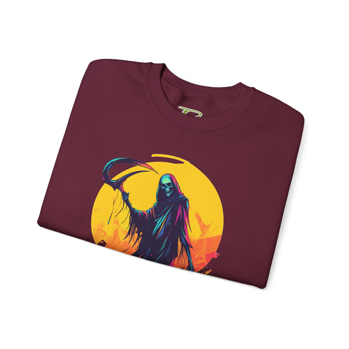 Grim Reaper Halloween Sweatshirt – Spooky Crewneck - Cozy Fall Outfit