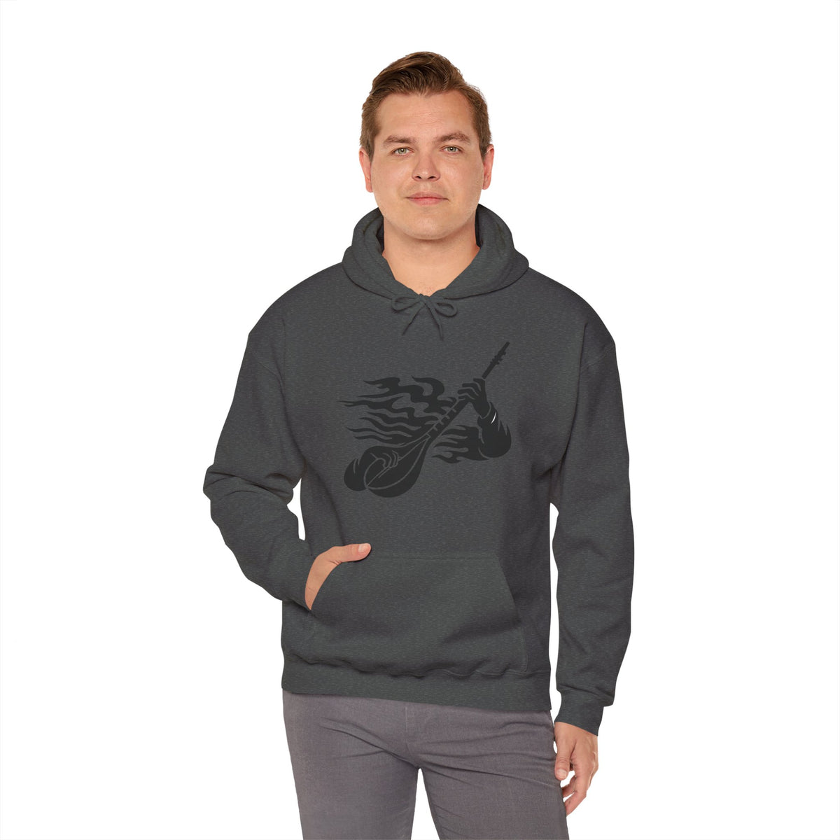 Rock and Roll Hoodie - Music Lovers Hooded Sweatshirt