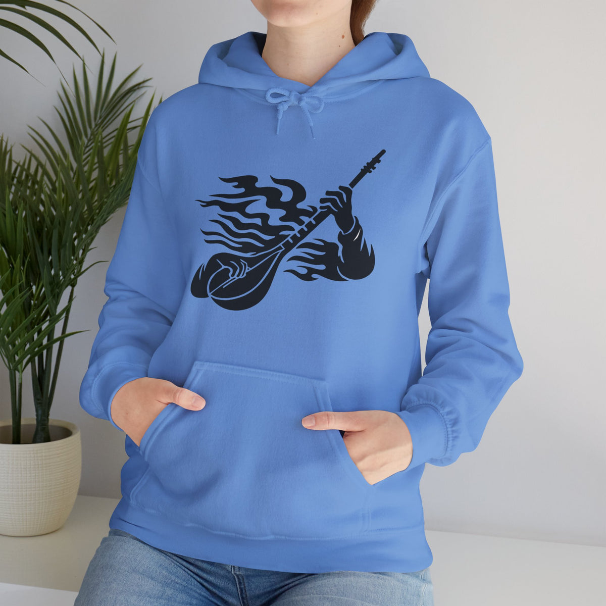Rock and Roll Hoodie - Music Lovers Hooded Sweatshirt