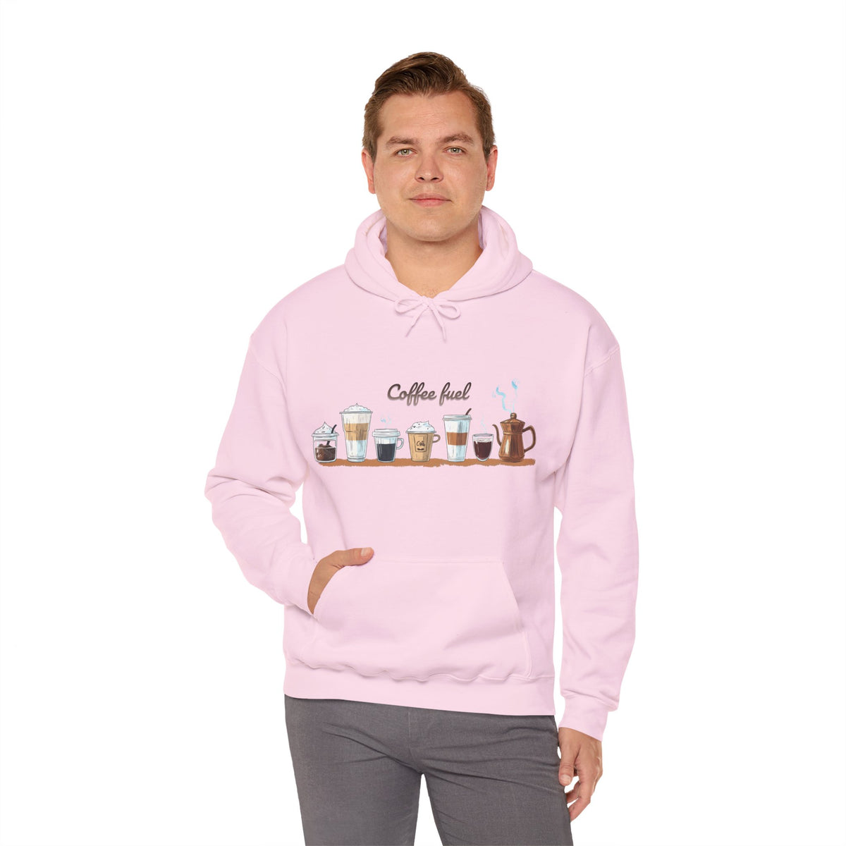 Coffee Hoodie - Unisex Coffee-Themed Hooded Sweatshirt - Cozy Sweatshirt for Coffee Lovers