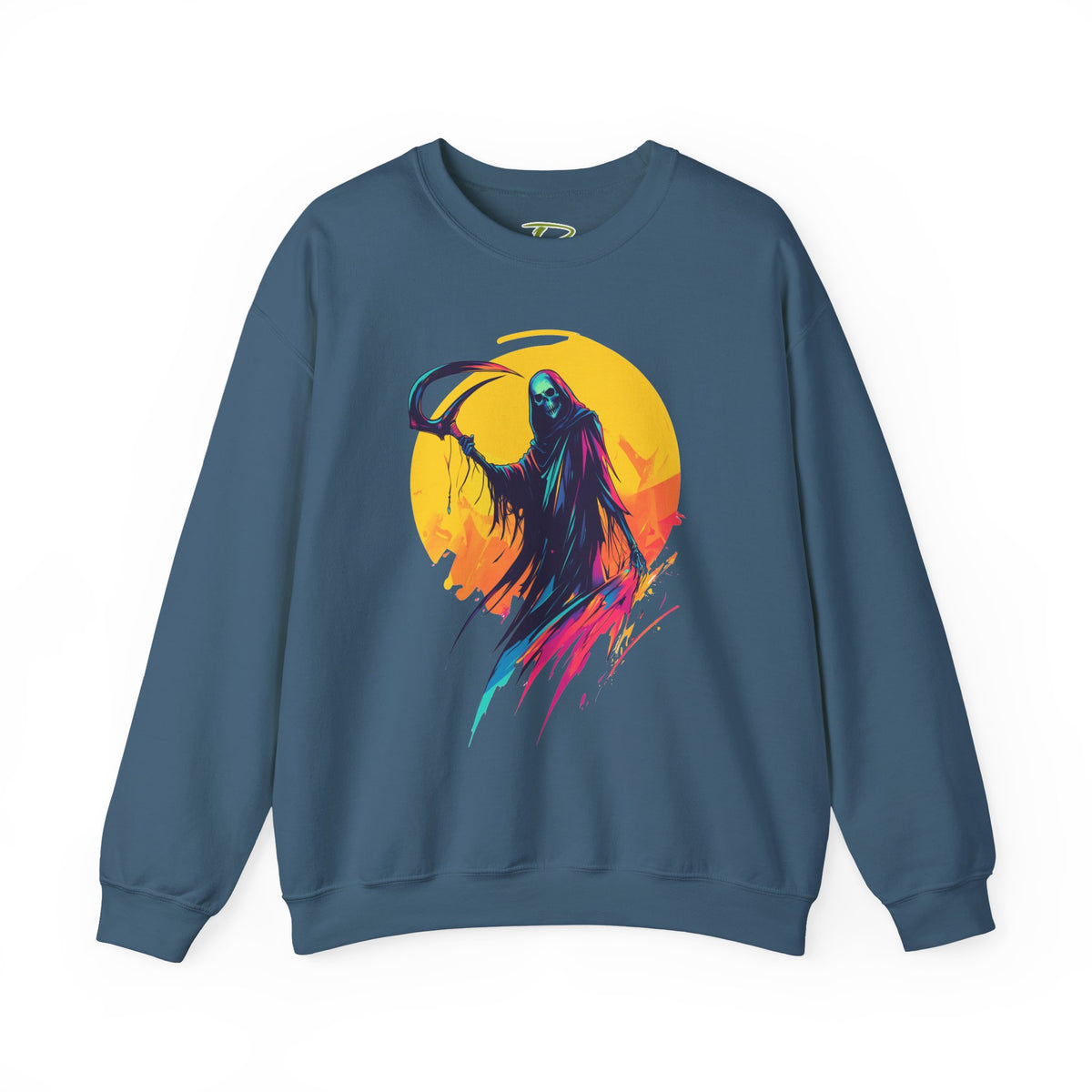 Grim Reaper Halloween Sweatshirt – Spooky Crewneck - Cozy Fall Outfit