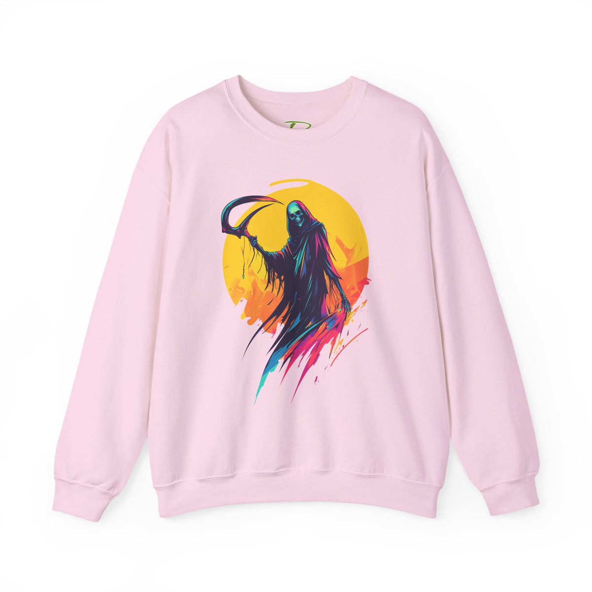 Grim Reaper Halloween Sweatshirt – Spooky Crewneck - Cozy Fall Outfit